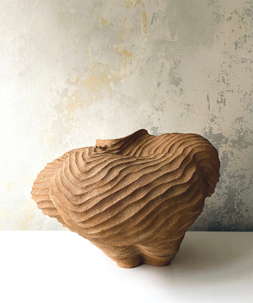 Large Red Cloud Vase