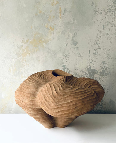 Large Red Cloud Vase