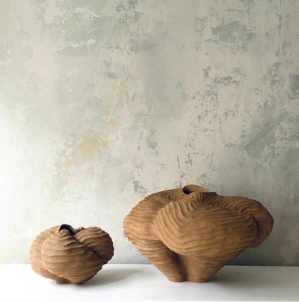 Large Red Cloud Vase