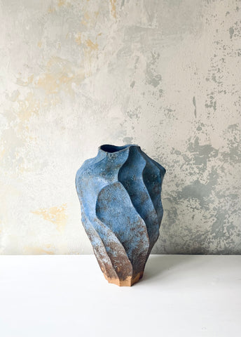 Large Triangle Spiral Vase