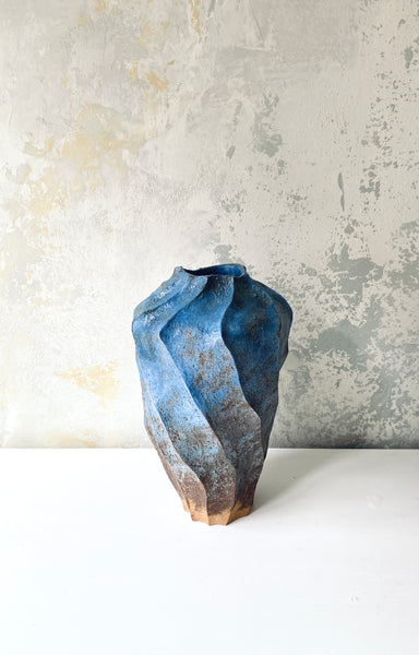 Large Triangle Spiral Vase