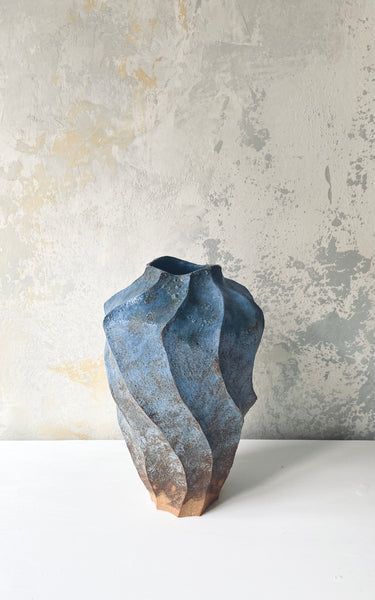 Large Triangle Spiral Vase