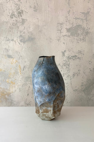 Faceted Bottle Vase