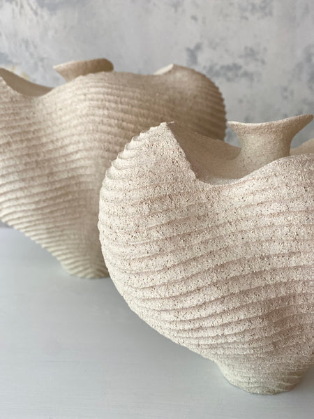 -SOLD- Large White Cloud Vase