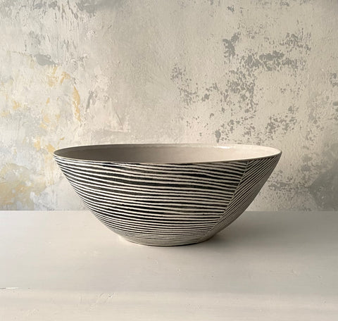 Contour Lines Collection: Large Salad Bowl (Ombra)